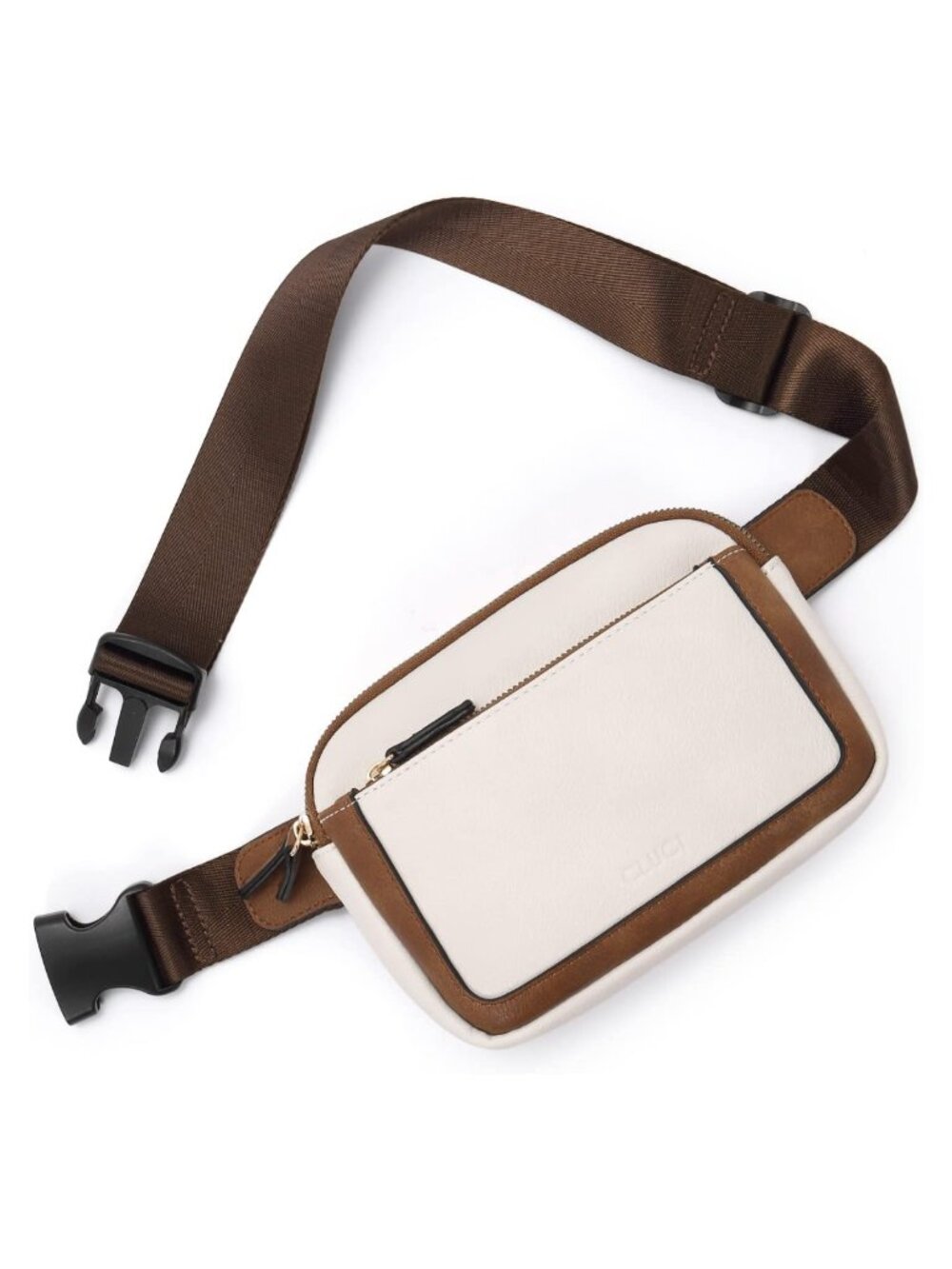 Vegan Leather Fanny Pack Crossbody Belt Bag Adjustable Strap Mini Waist Bag